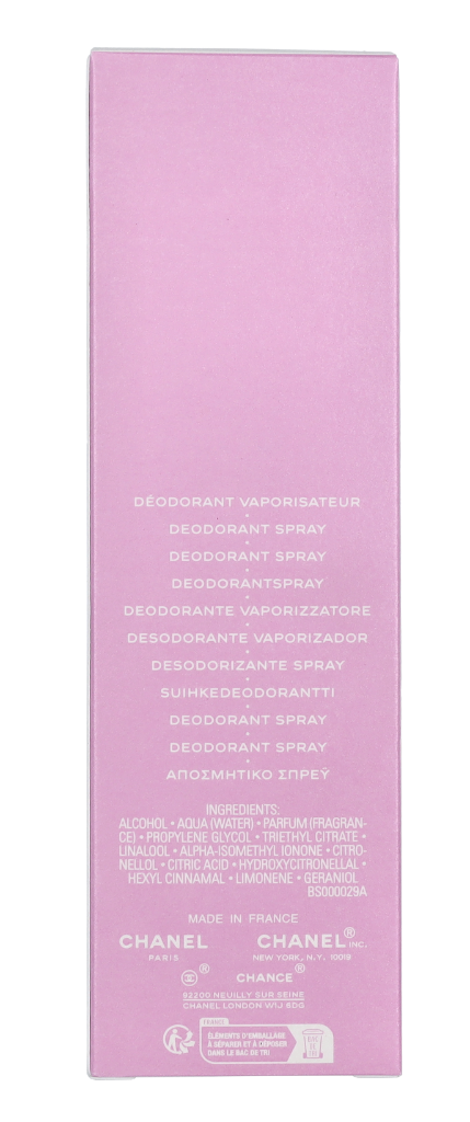 Chanel Chance Eau Tendre Deo Spray 100ml