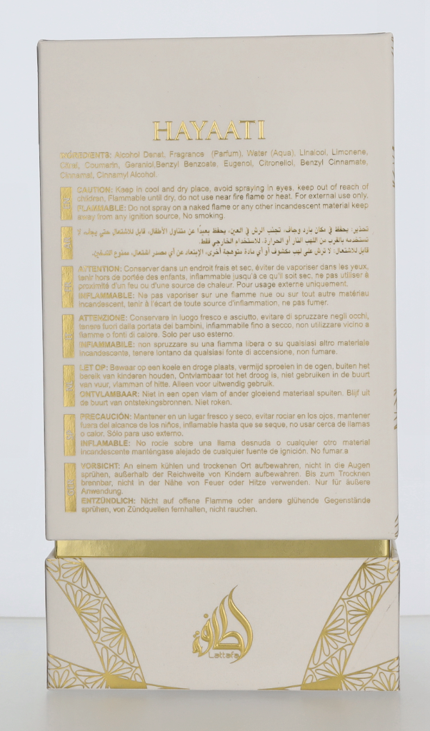 Lattafa Hayaati Gold Elixir Women Eau de Parfum Spray 100 ml