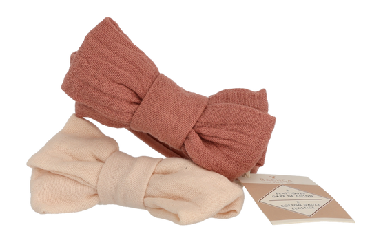 Bachca Paris Gauze Knot Elastic Bows Set 2 piece