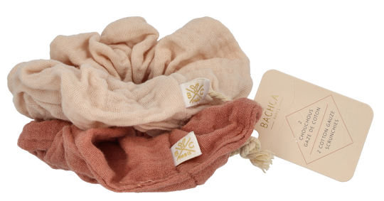 Bachca Paris Stretchy Cotton Scrunchie Set 2 piece