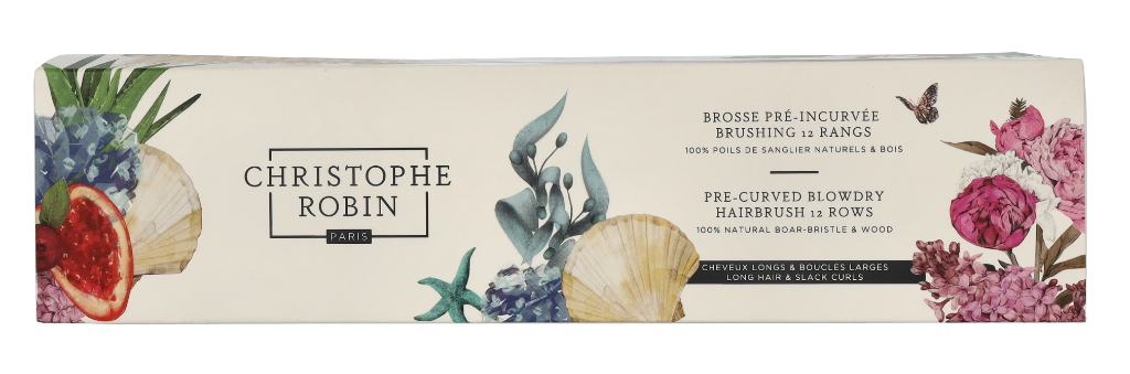 Christophe Robin Pre-Curved Blowdry Hair Brush 1 stuk