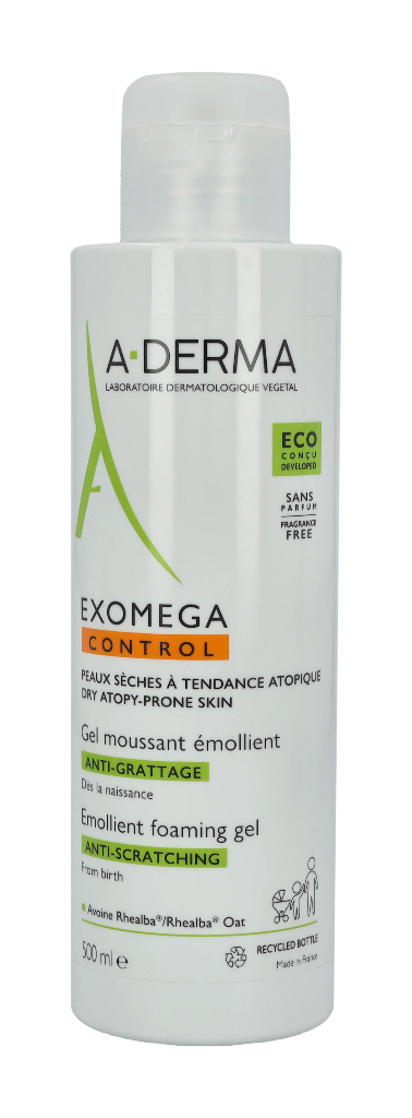 A-Derma Exomega Control Emollient Foaming Gel