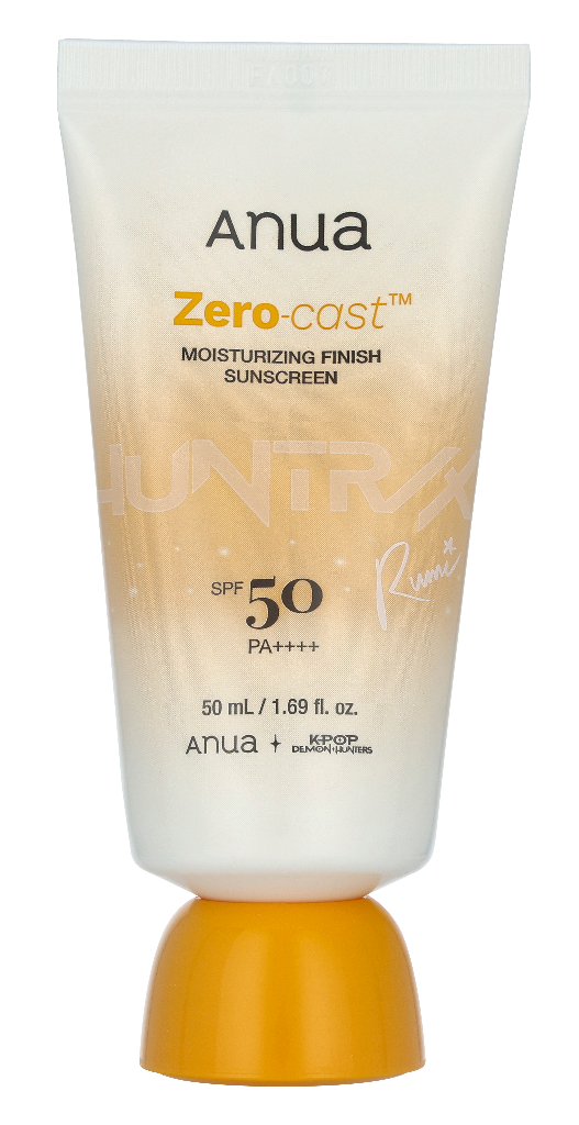Anua Zero-Cast Moisturizing Finish Sunscreen SPF50 PA++++ 50 ml