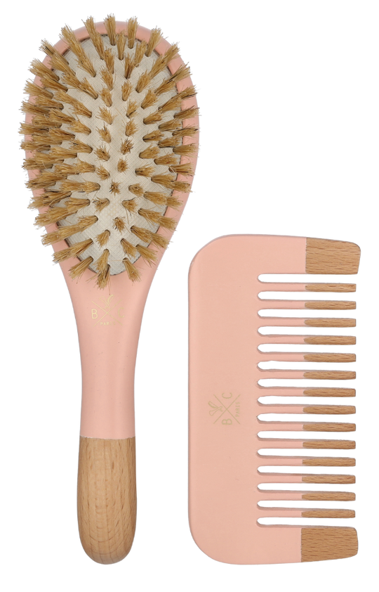 Bachca Paris Baby Pink Brush Set 2 stuk