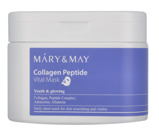 Mary & May Collagen Peptide Vital Mask 30 pezzi