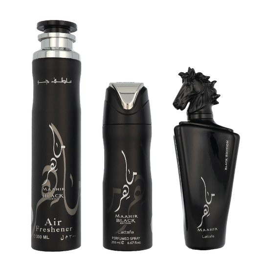 Lattafa Maahir Black Edition Giftset