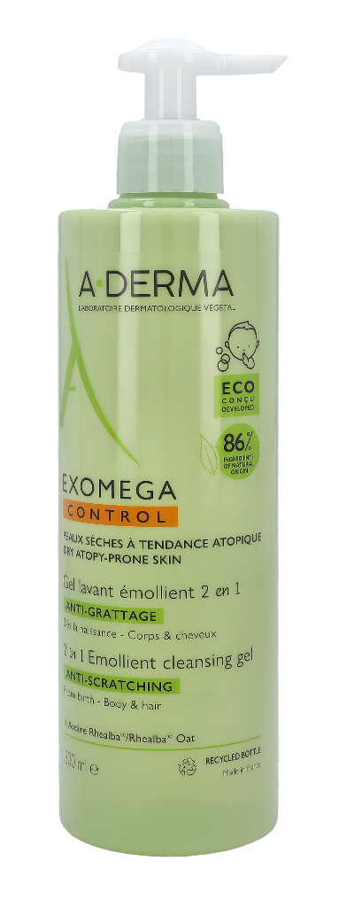A-Derma Exomega Control Emollient Cleansing Gel